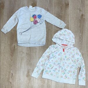 Koala Kids mouse balloon print sweatshirt, cat & Jack star print zip up hoodie